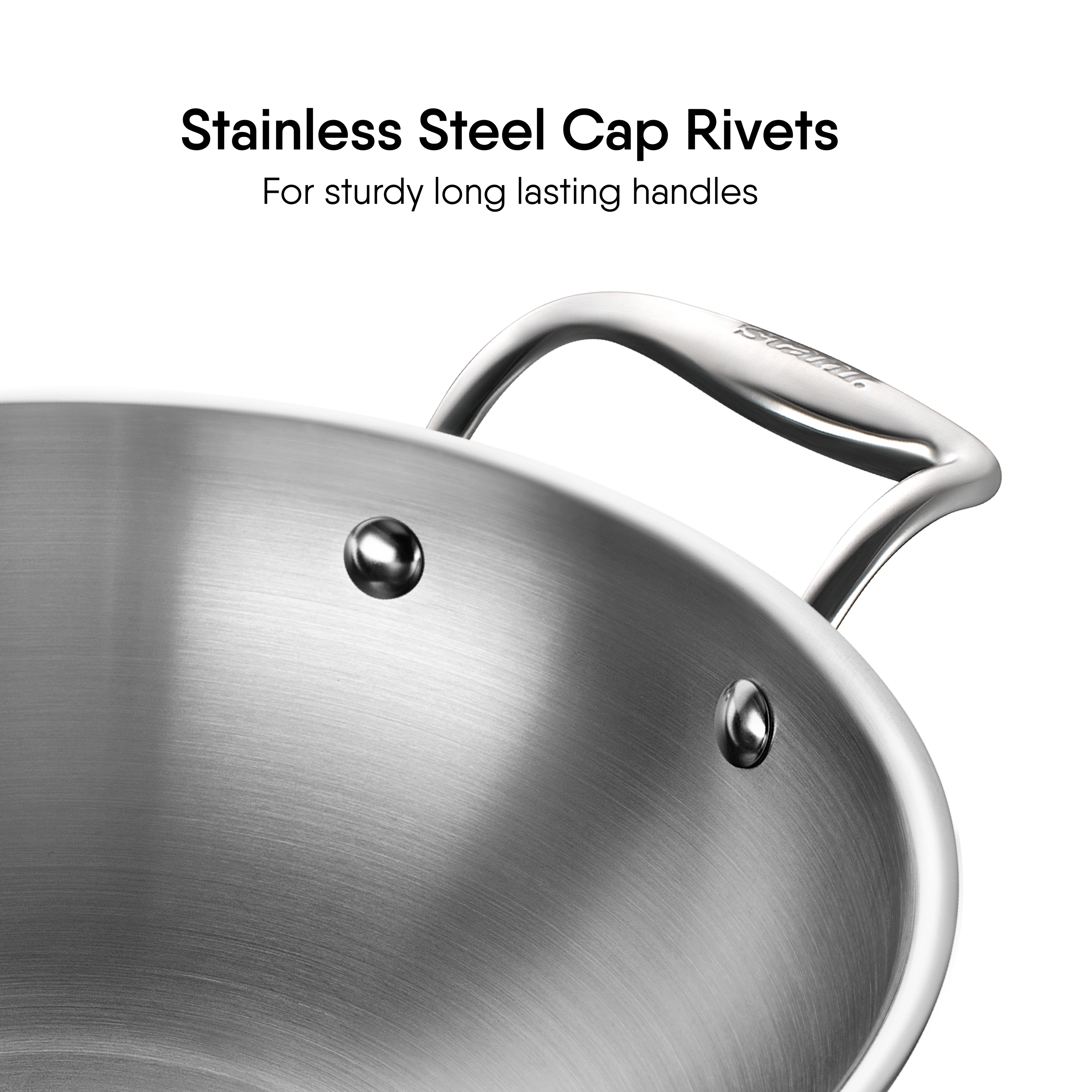 Engrave - Steel Kadhai - Triply Artisan Series