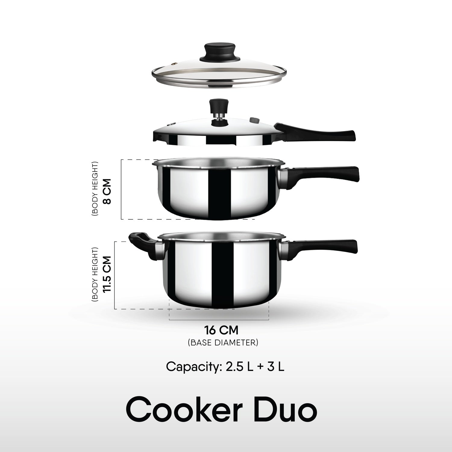 Engrave - Xpress Cooker Duo  (2.5L & 3L TALL)