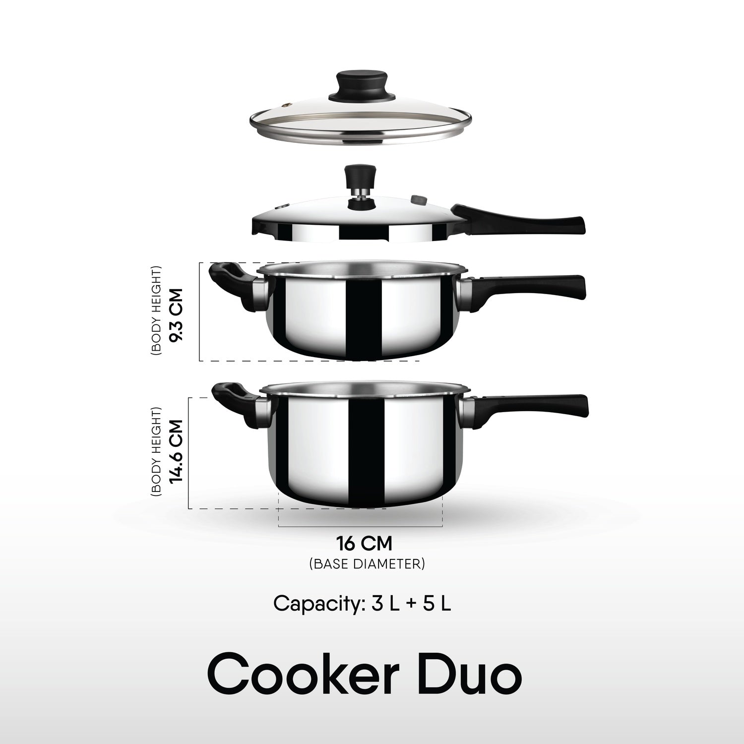 Engrave - Cooker Duo (3L & 5L)