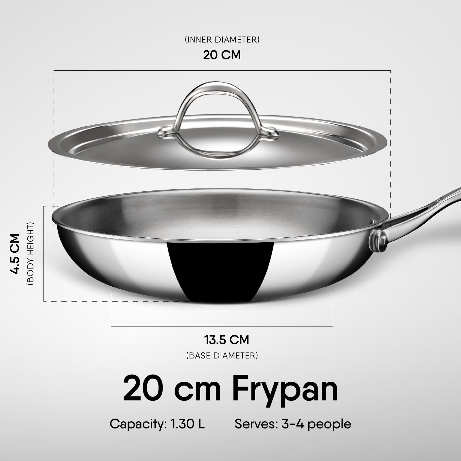 Engrave - Steel Frypan - Triply Artisan Series