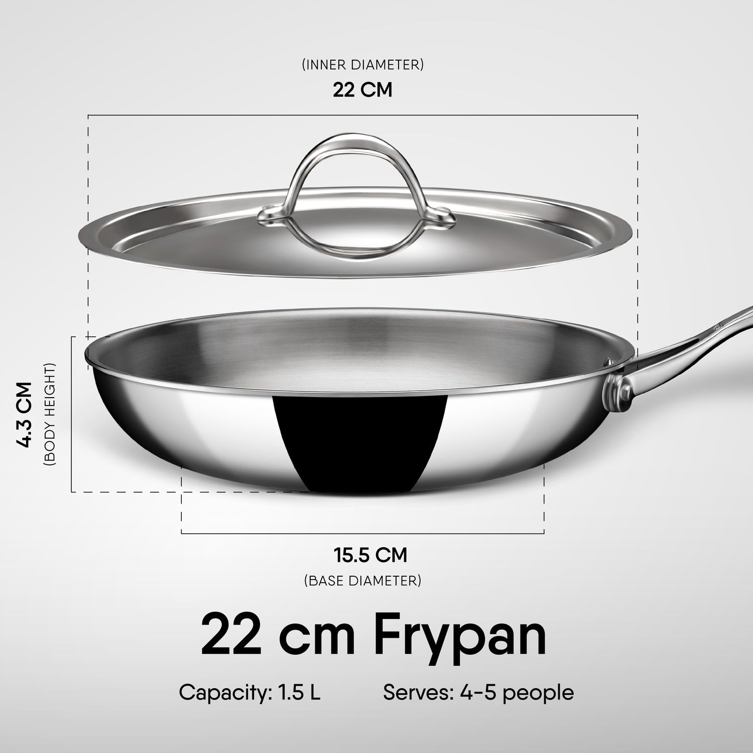 Engrave - Steel Frypan - Triply Artisan Series