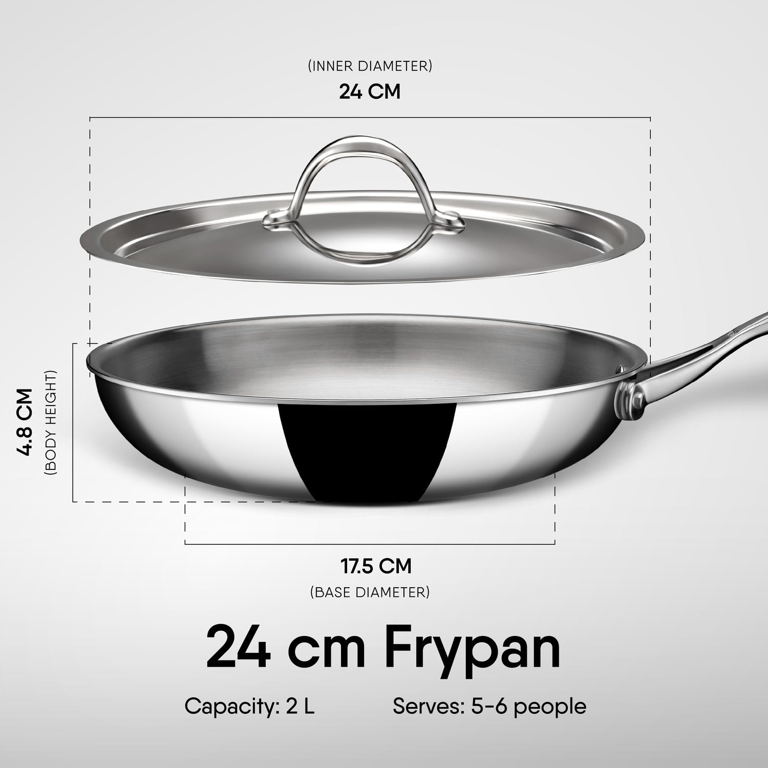 Engrave - Steel Frypan - Triply Artisan Series