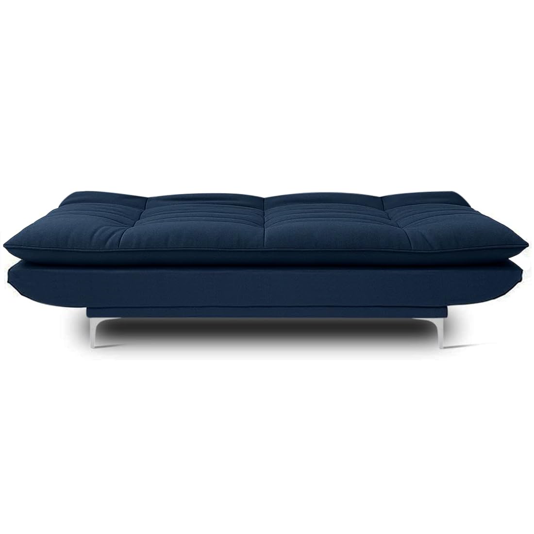 CASASTYLE Brio Fabric 3 Seater Sofa Cum Bed Set (Blue)