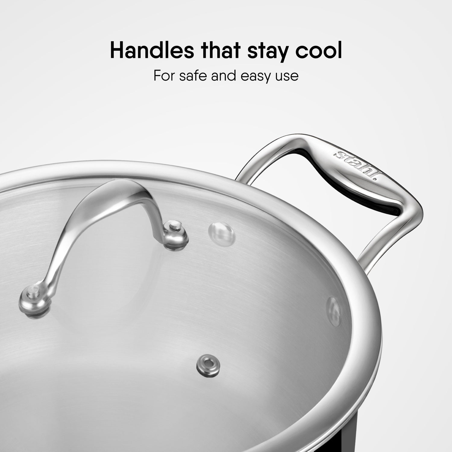 Engrave - Steel Sauce Pot / Casserole - Triply Artisan Series