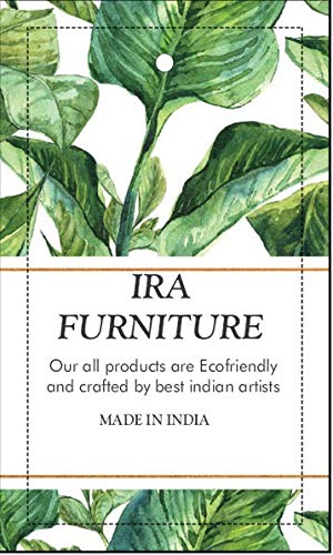 IRA Rattan Modern Swing Chair for Home (Only Swing) - Brown, Wood, Rattan - Maximum Weight 90 kg - Single Seater - Indoor/Outdoor