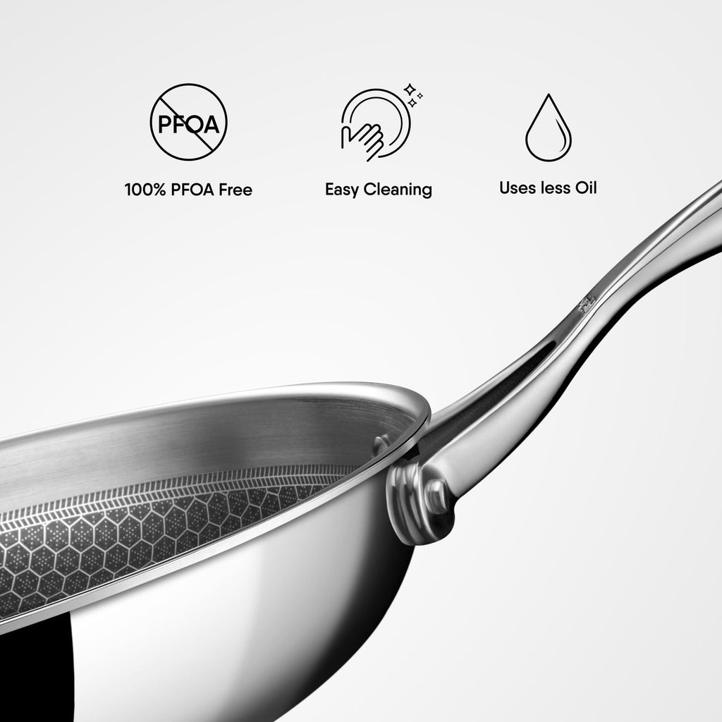 Engrave - Frypan - Triply Artisan Hybrid Series