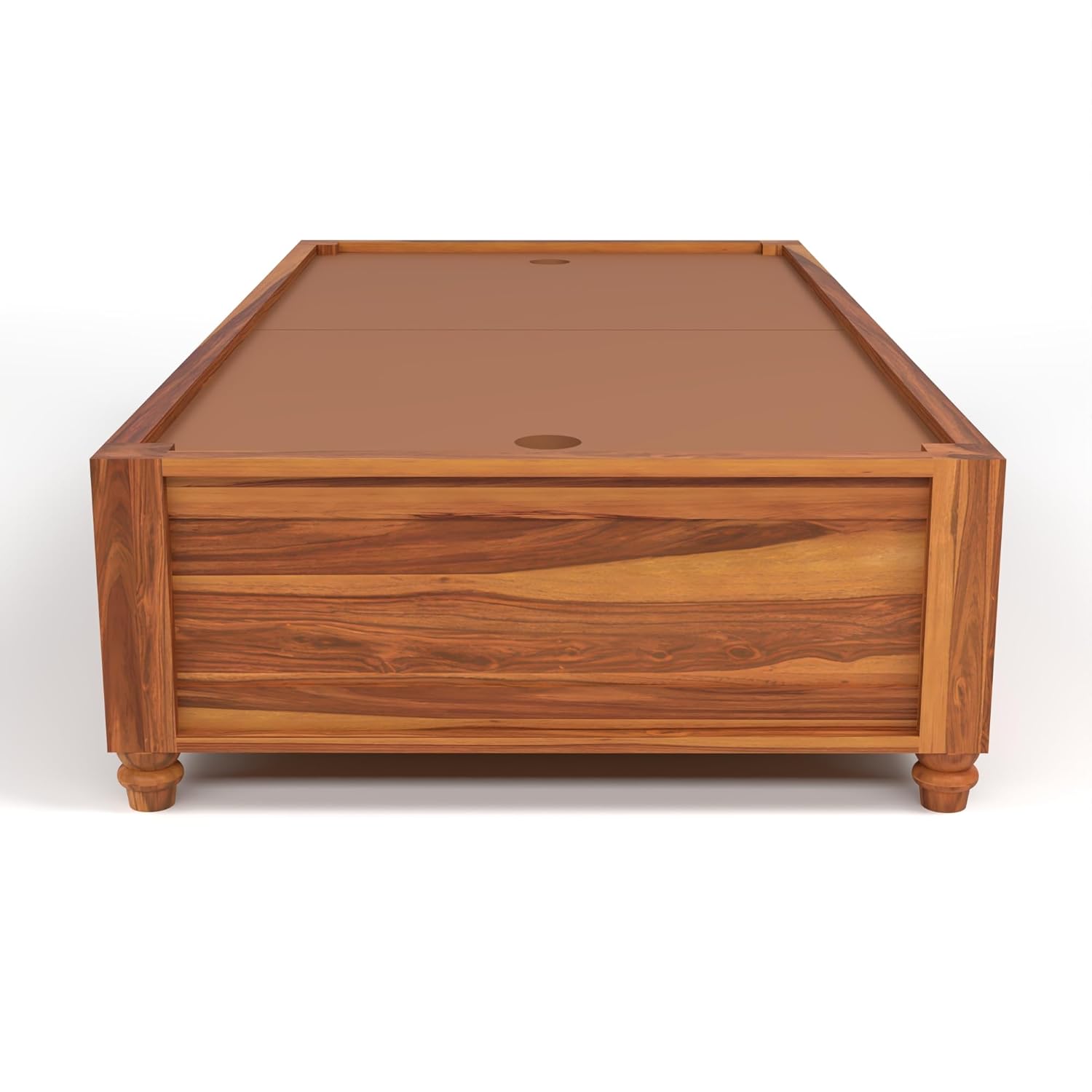 Wood Divana Cot for Home Hall || Diwan Cum Bed with Storage || 3 Seater Sofa Cum Couch || Divan Bed for Living Room || Without Pillow&Mattress (Natural)
