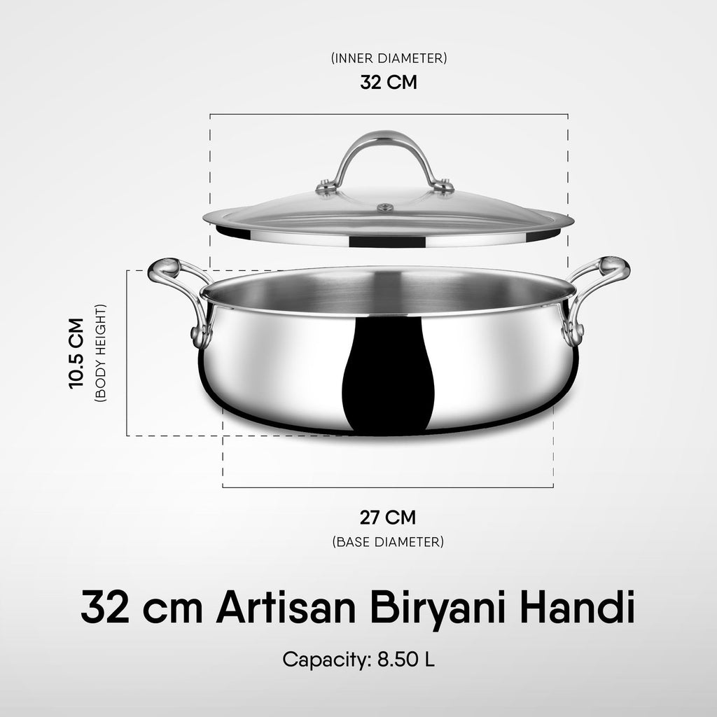 Engrave - Artisan Biryani Handi + Lid