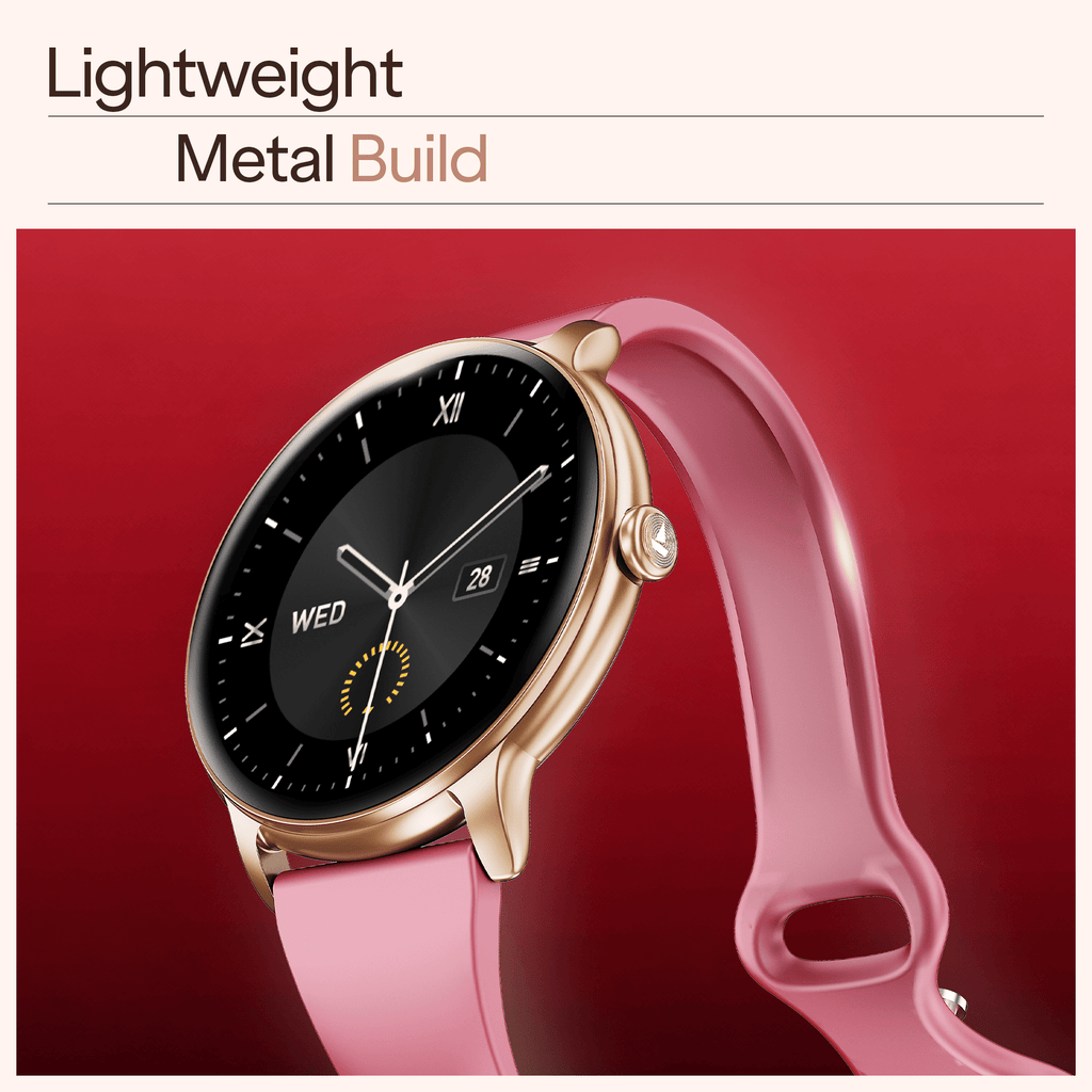 boAt Chrome Iris | Smartwatch with 1.32" AMOLED Display, 1000 nits brightness & Wellness Tracking