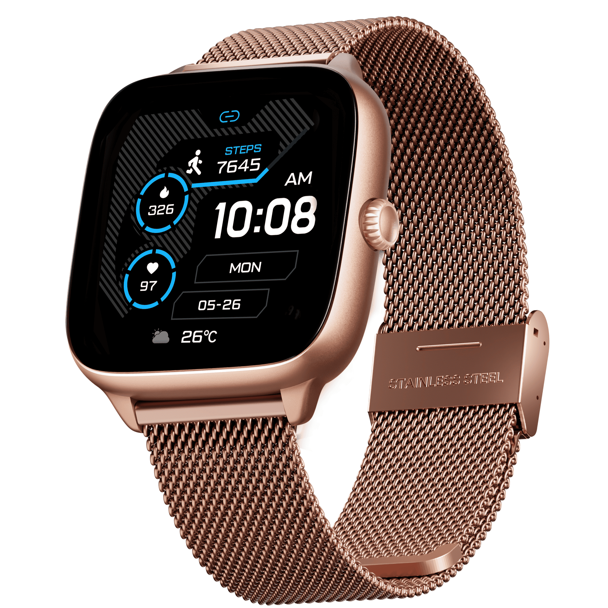 boAt Storm Verge | Smartwatch with 1.72" Ultra HD Display, Premium Metal Build & Advanced Bluetooth Calling