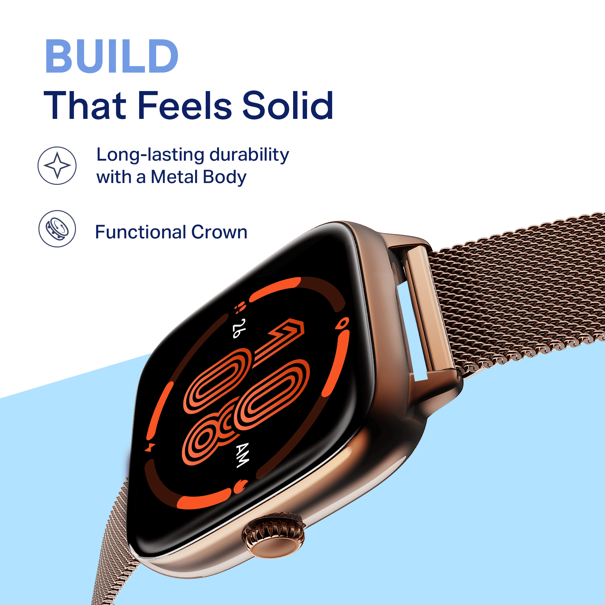 boAt Storm Verge | Smartwatch with 1.72" Ultra HD Display, Premium Metal Build & Advanced Bluetooth Calling
