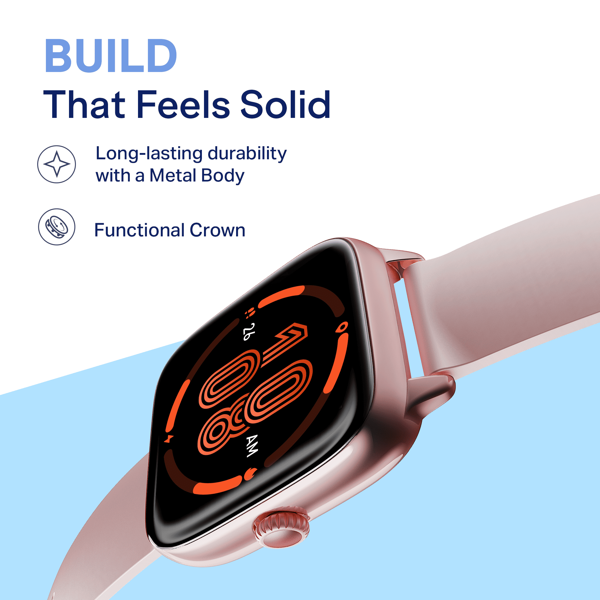 boAt Storm Verge | Smartwatch with 1.72" Ultra HD Display, Premium Metal Build & Advanced Bluetooth Calling