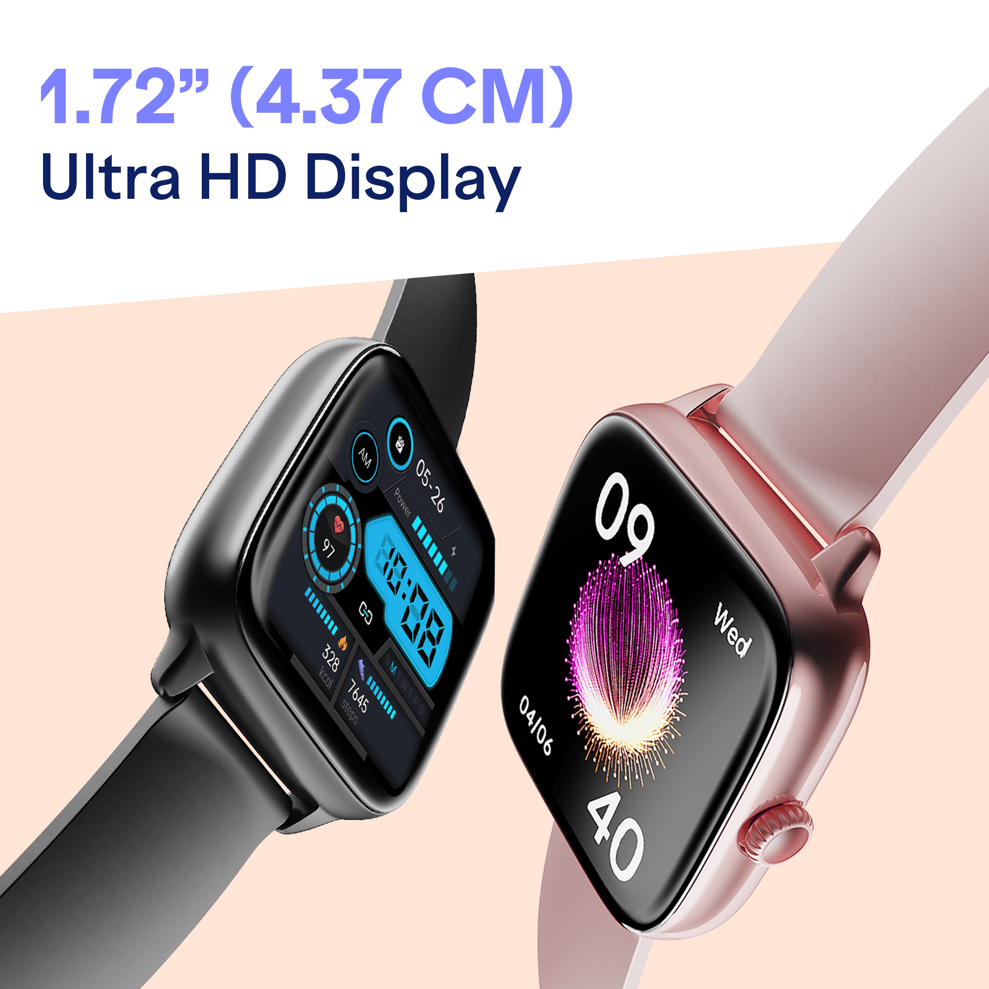 boAt Storm Verge | Smartwatch with 1.72" Ultra HD Display, Premium Metal Build & Advanced Bluetooth Calling