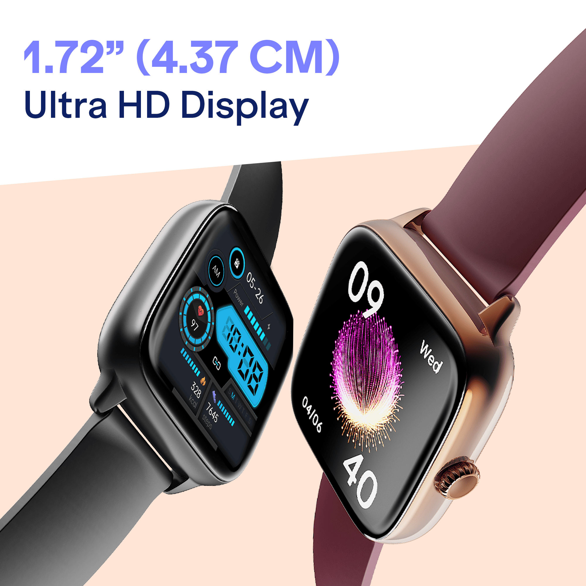boAt Storm Verge | Smartwatch with 1.72" Ultra HD Display, Premium Metal Build & Advanced Bluetooth Calling