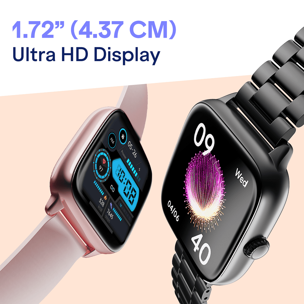 boAt Storm Verge | Smartwatch with 1.72" Ultra HD Display, Premium Metal Build & Advanced Bluetooth Calling