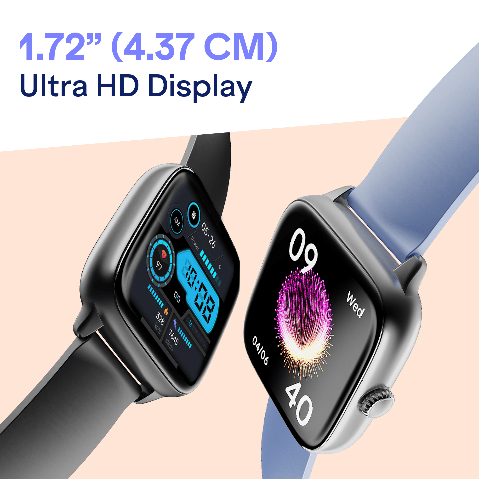 boAt Storm Verge | Smartwatch with 1.72" Ultra HD Display, Premium Metal Build & Advanced Bluetooth Calling