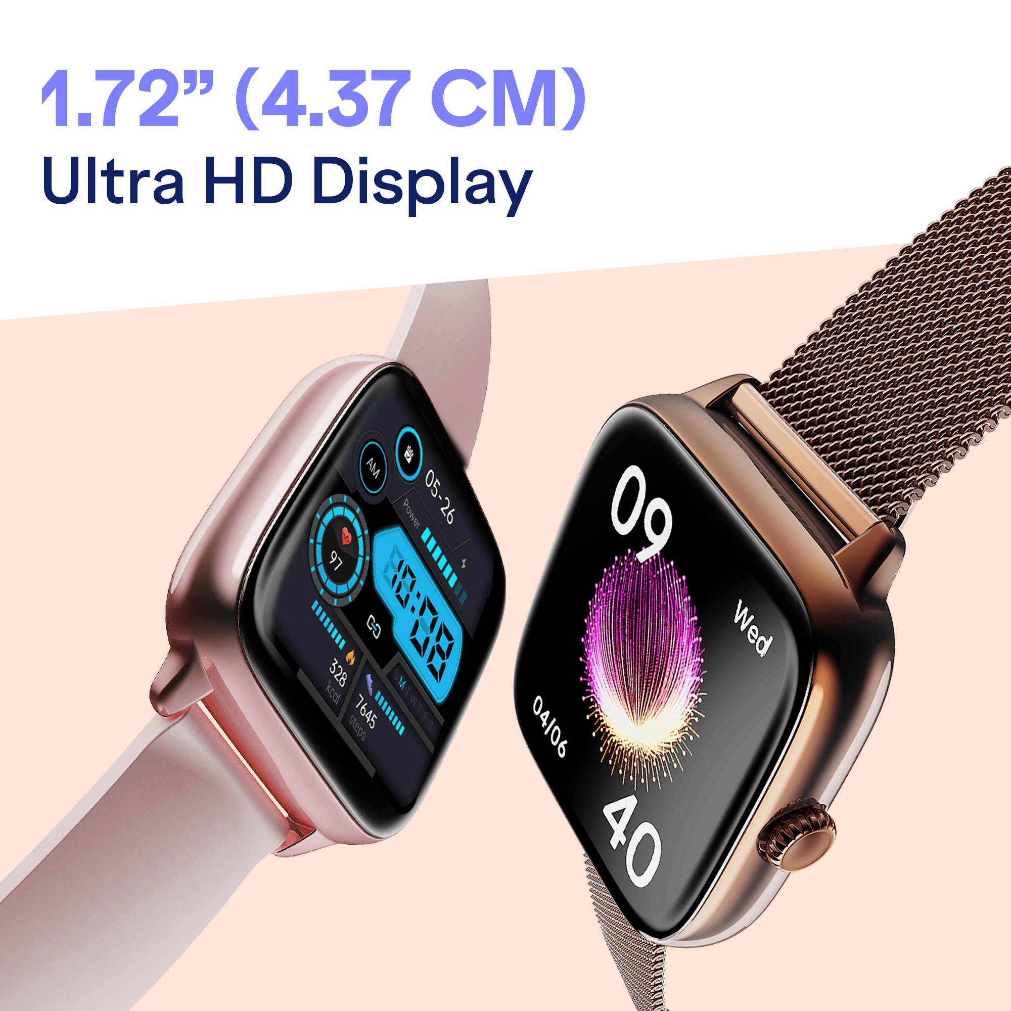 boAt Storm Verge | Smartwatch with 1.72" Ultra HD Display, Premium Metal Build & Advanced Bluetooth Calling