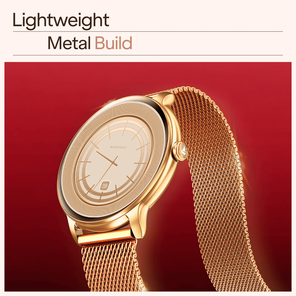 boAt Chrome Iris | Smartwatch with 1.32" AMOLED Display, 1000 nits brightness & Wellness Tracking