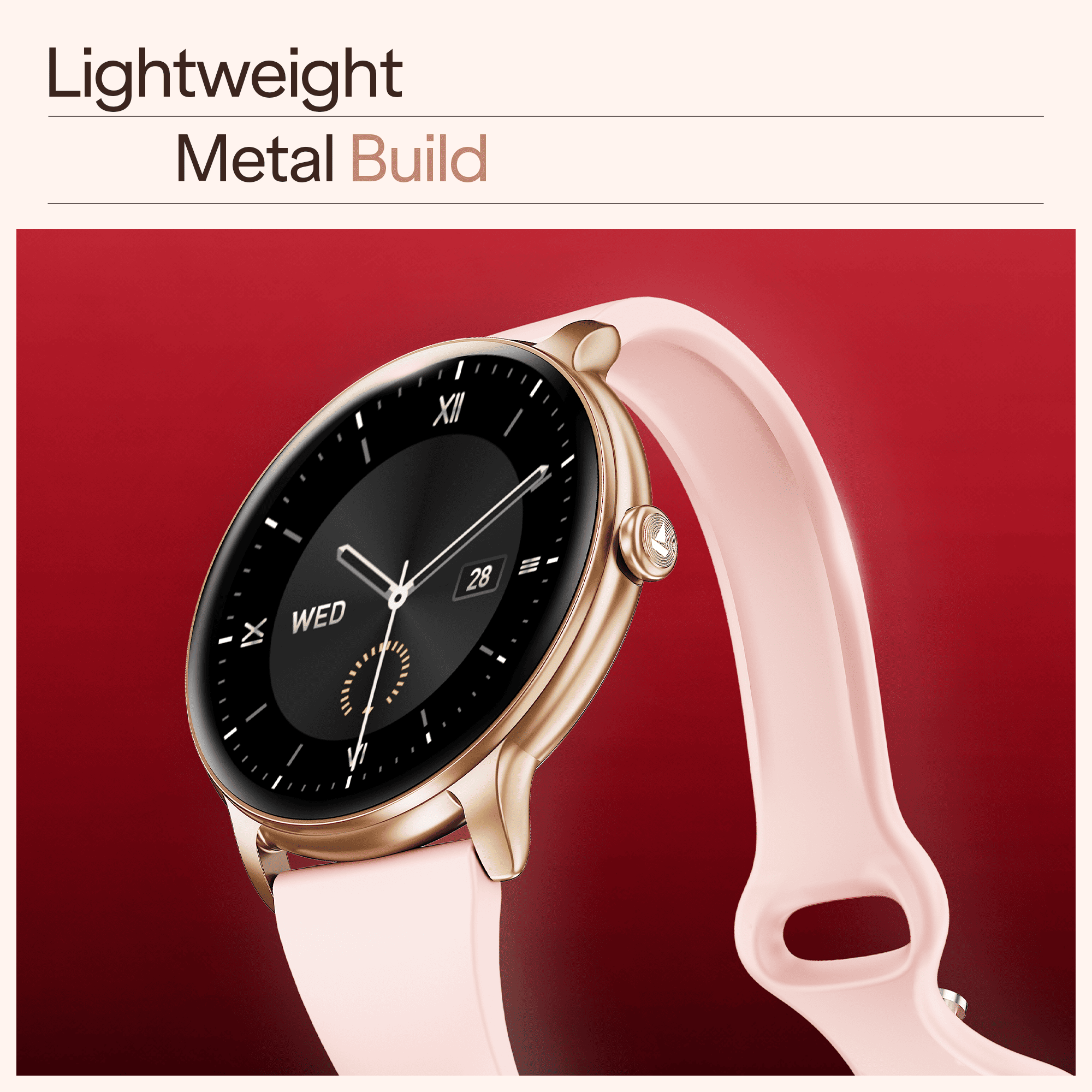 boAt Chrome Iris | Smartwatch with 1.32" AMOLED Display, 1000 nits brightness & Wellness Tracking