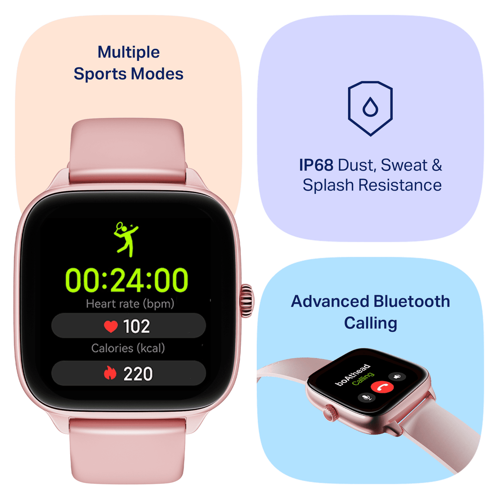boAt Storm Verge | Smartwatch with 1.72" Ultra HD Display, Premium Metal Build & Advanced Bluetooth Calling