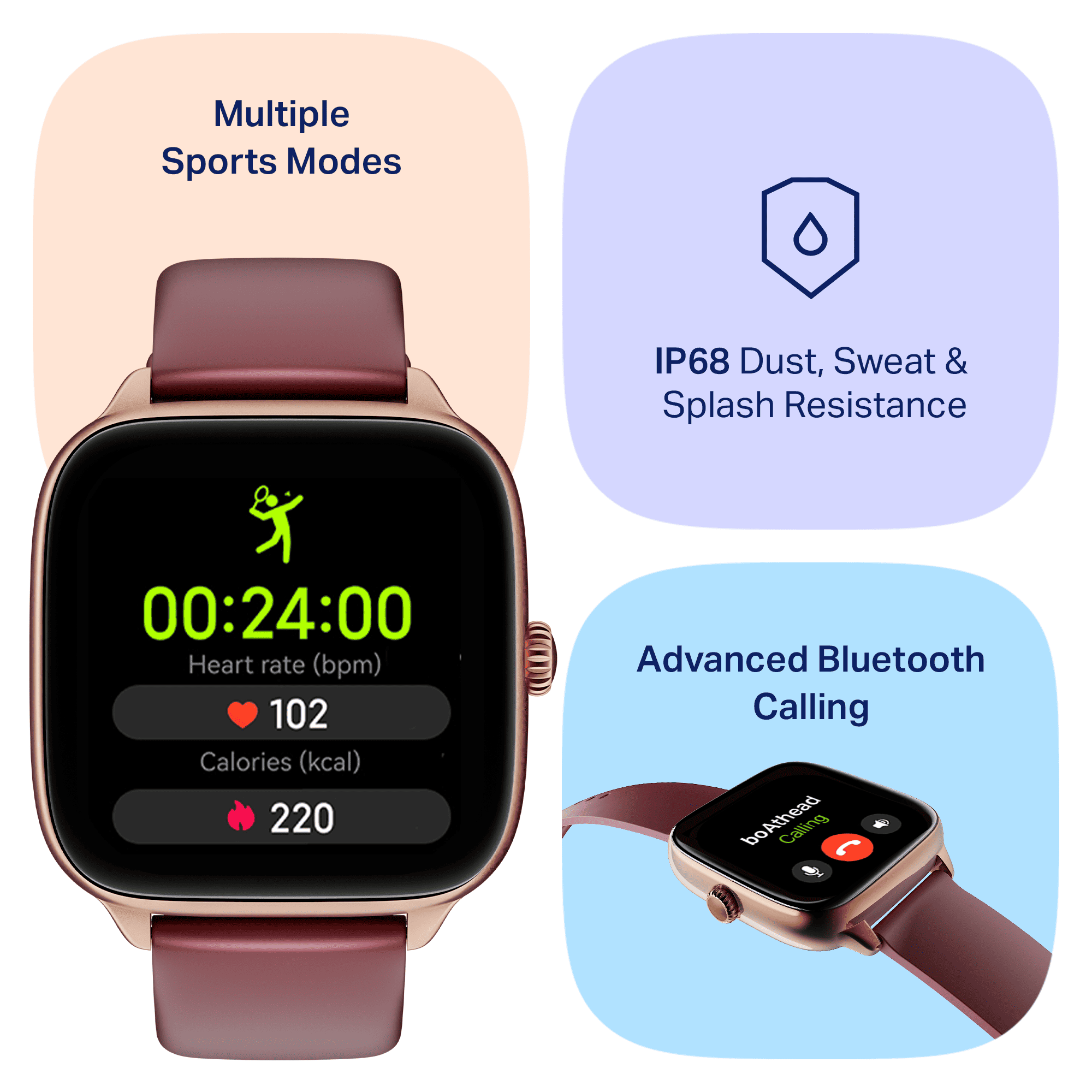 boAt Storm Verge | Smartwatch with 1.72" Ultra HD Display, Premium Metal Build & Advanced Bluetooth Calling