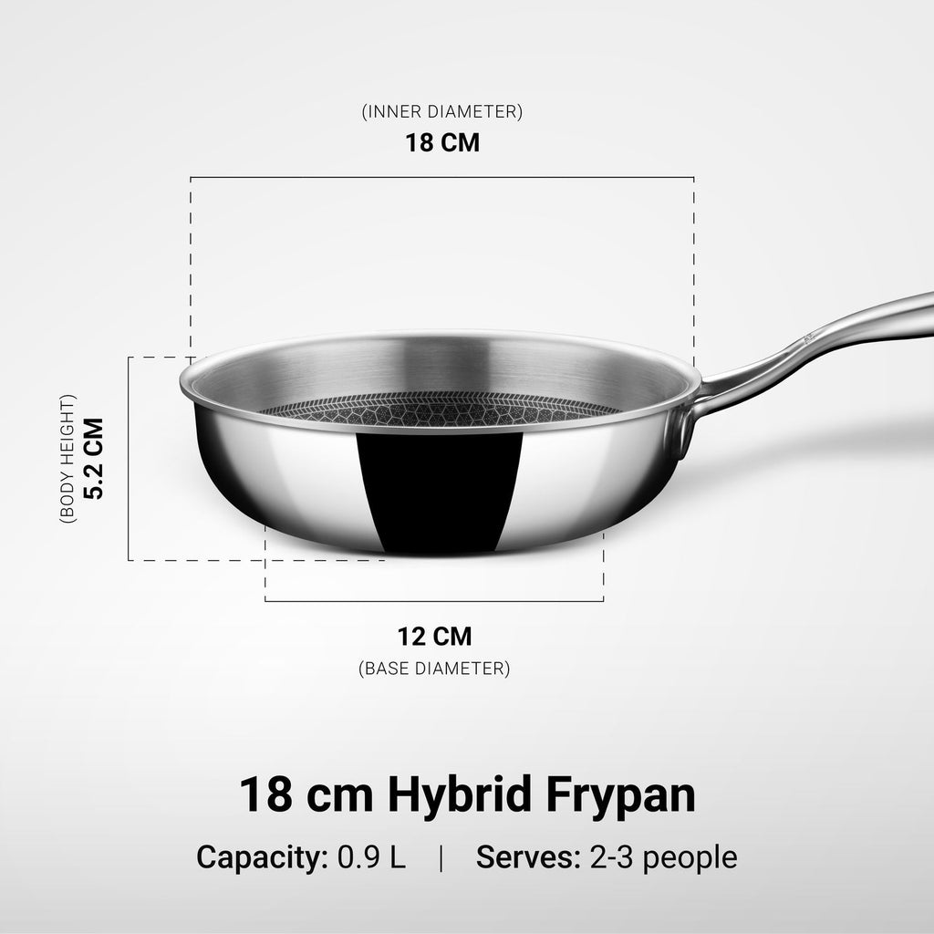 Engrave- Artisan Hybrid Frypan with Rivetless handle