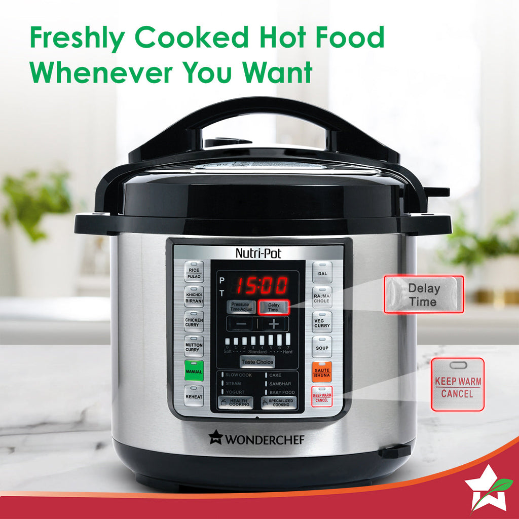 Nutri-Pot 3L Electric Pressure Cooker with 7-in-1 Functions