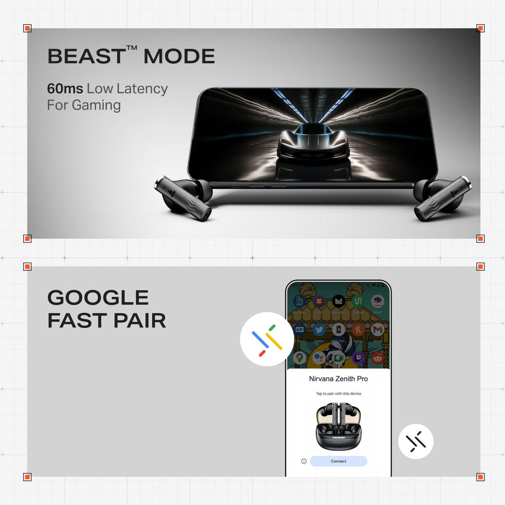 boAt Nirvana Zenith Pro | Wireless Earbuds with Spatial Audio, 80H Playback & 50dB Hybrid Adaptive ANC "Awarded Best TWS by Gadgets 360"