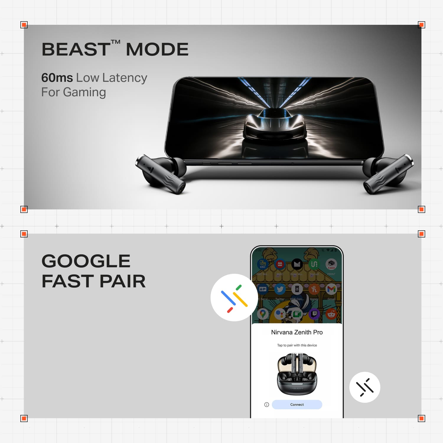 boAt Nirvana Zenith Pro | Wireless Earbuds with Spatial Audio, 80H Playback & 50dB Hybrid Adaptive ANC "Awarded Best TWS by Gadgets 360"