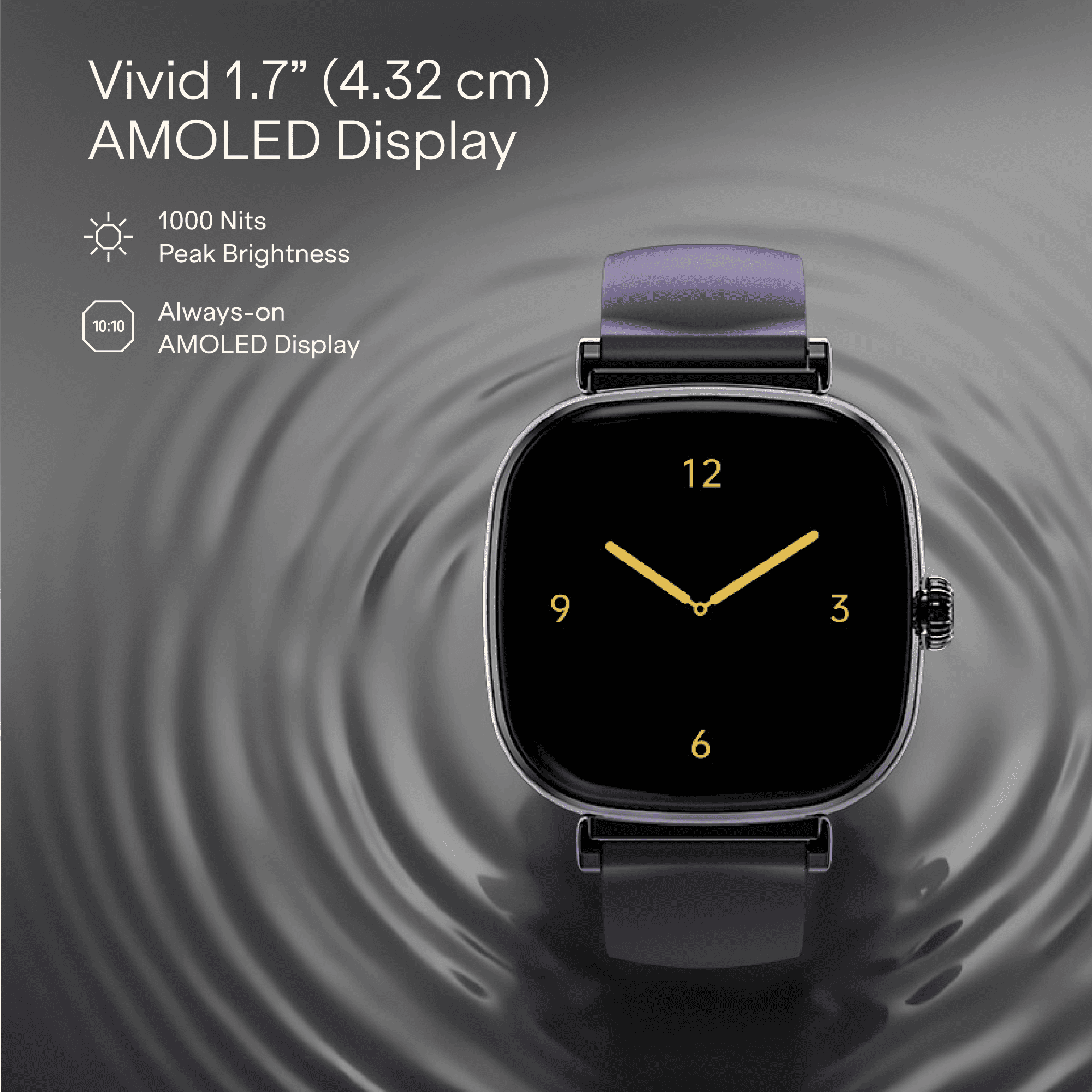 boAt Chrome Ivory | Smartwatch with 1.70" AMOLED Display, 1000 nits brightness & Female Wellness Tracking (Co-Designed with GIVA)
