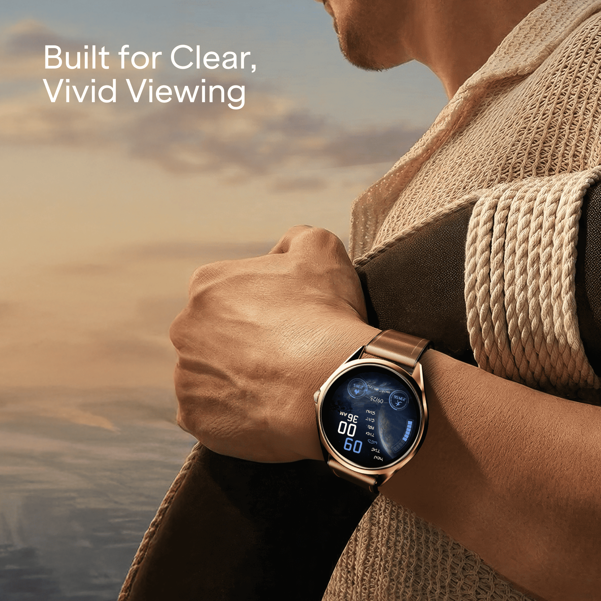 boAt Ultima Aeris | 1.43" AMOLED Smartwatch with 1000 Nits Brightness and Metal Design