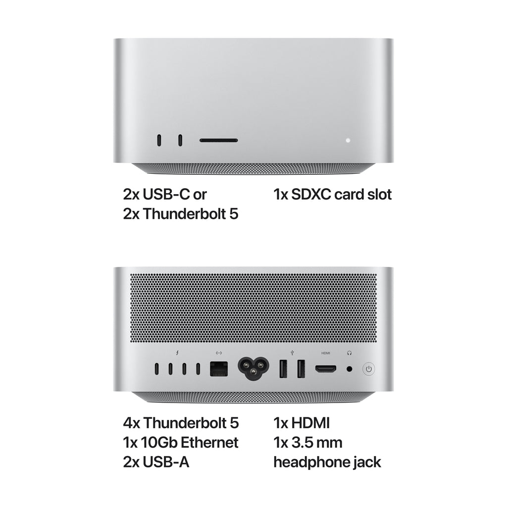Mac Studio: Apple M3 Ultra with 28-core CPU and 60-core GPU, 1TB SSD