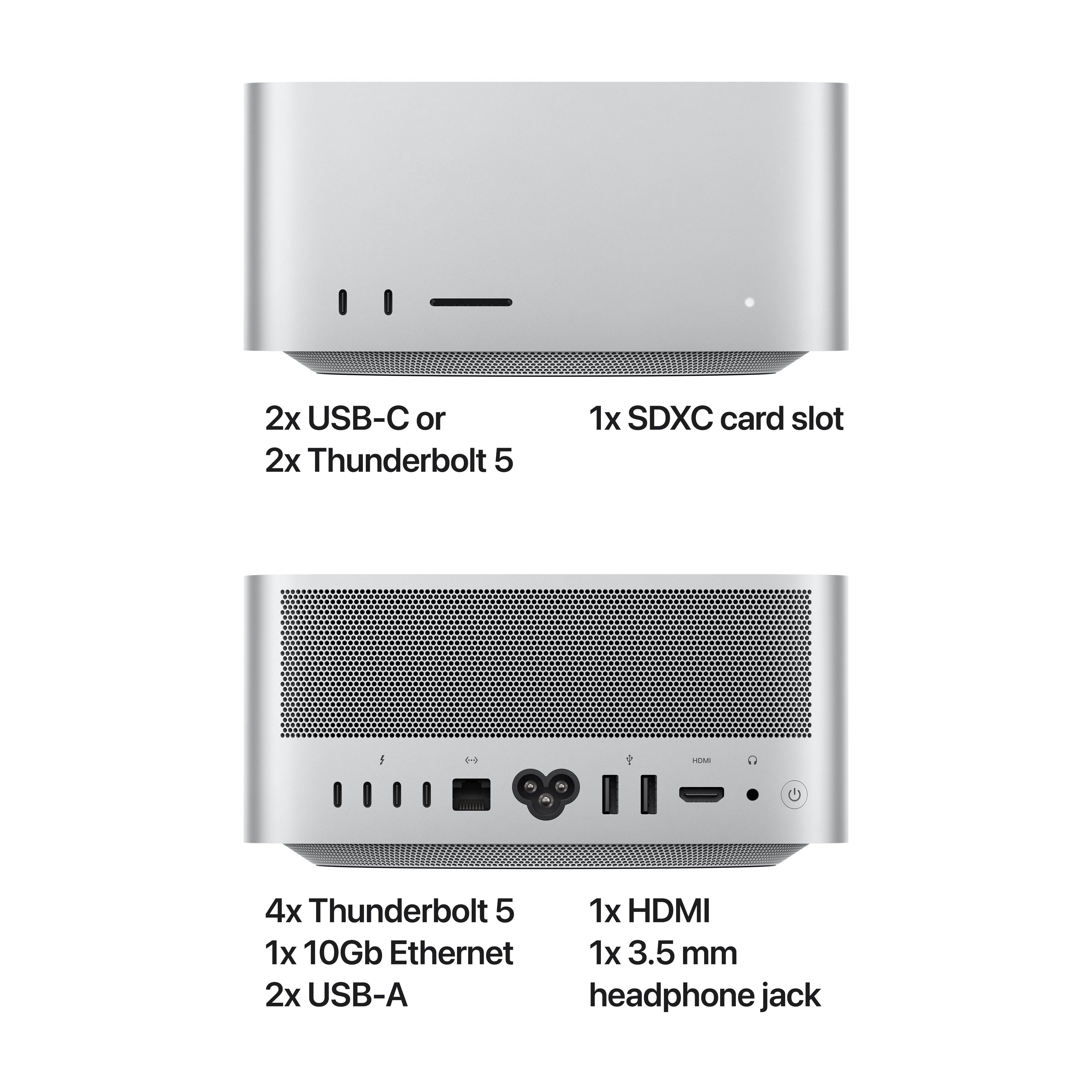 Mac Studio: Apple M3 Ultra with 28-core CPU and 60-core GPU, 1TB SSD