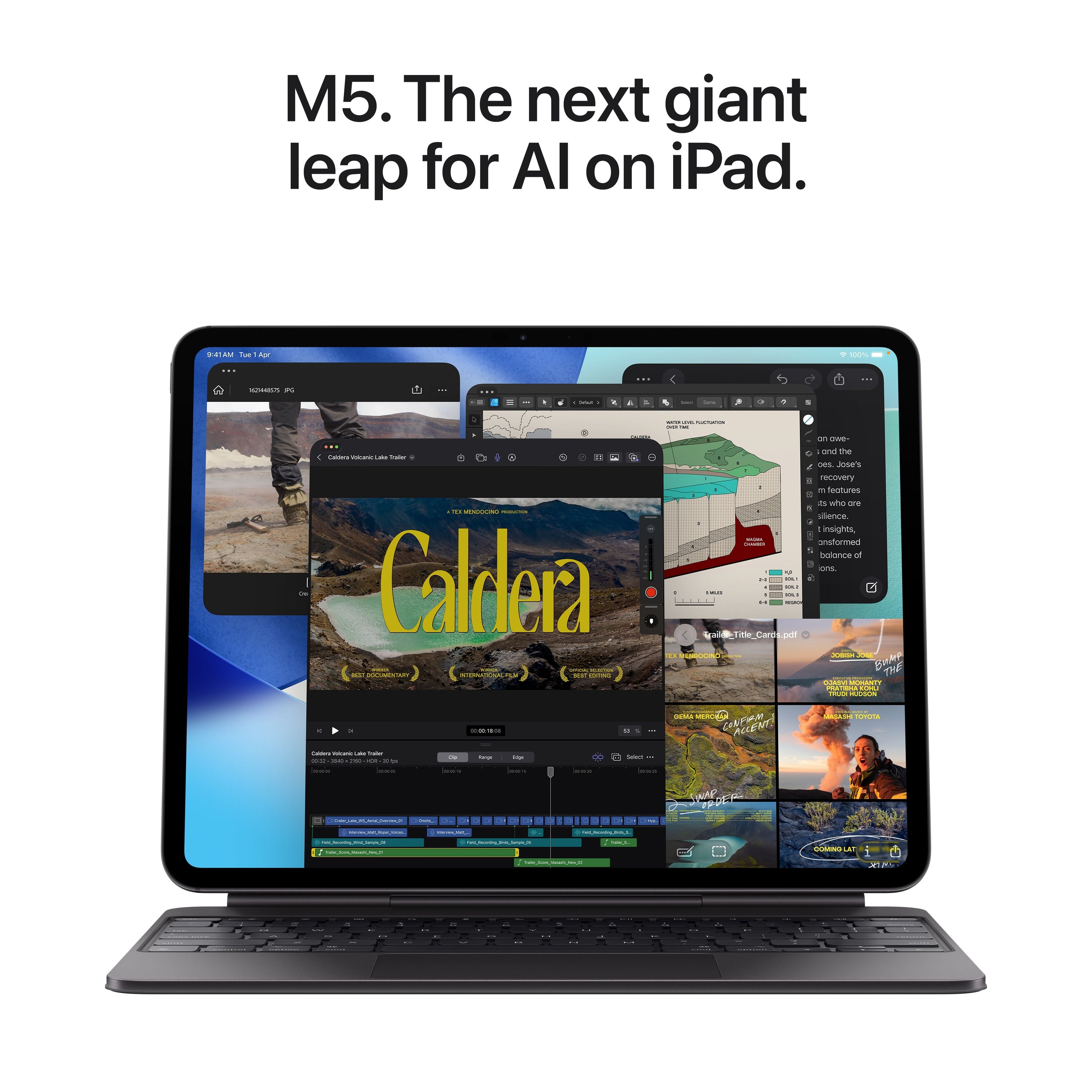 13-inch iPad Pro Wi-Fi + Cellular 2TB Standard Glass - Silver (M5)