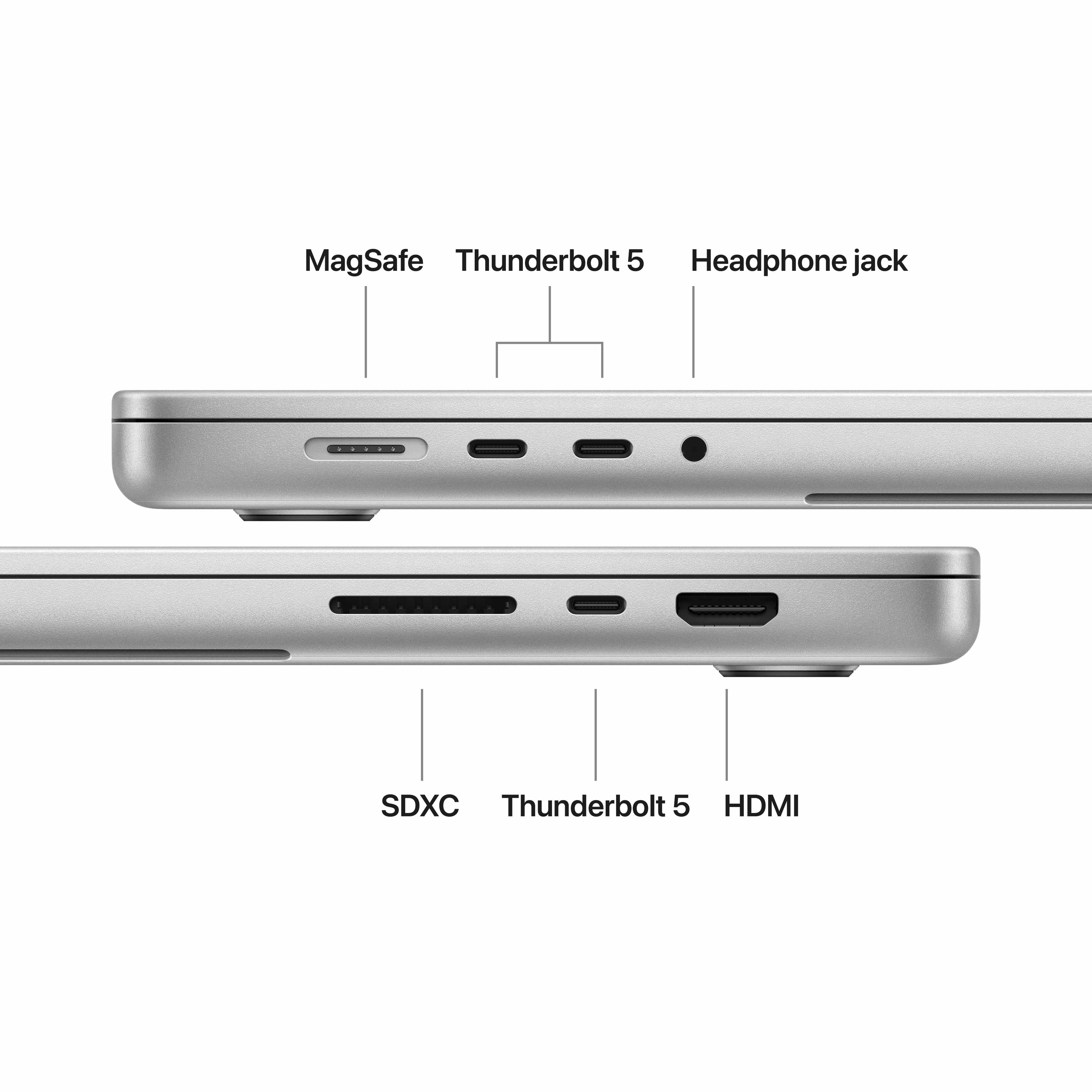 16-inch MacBook Pro: Apple M5 Max chip with 18-core CPU and 40-core GPU, 2TB SSD - Silver