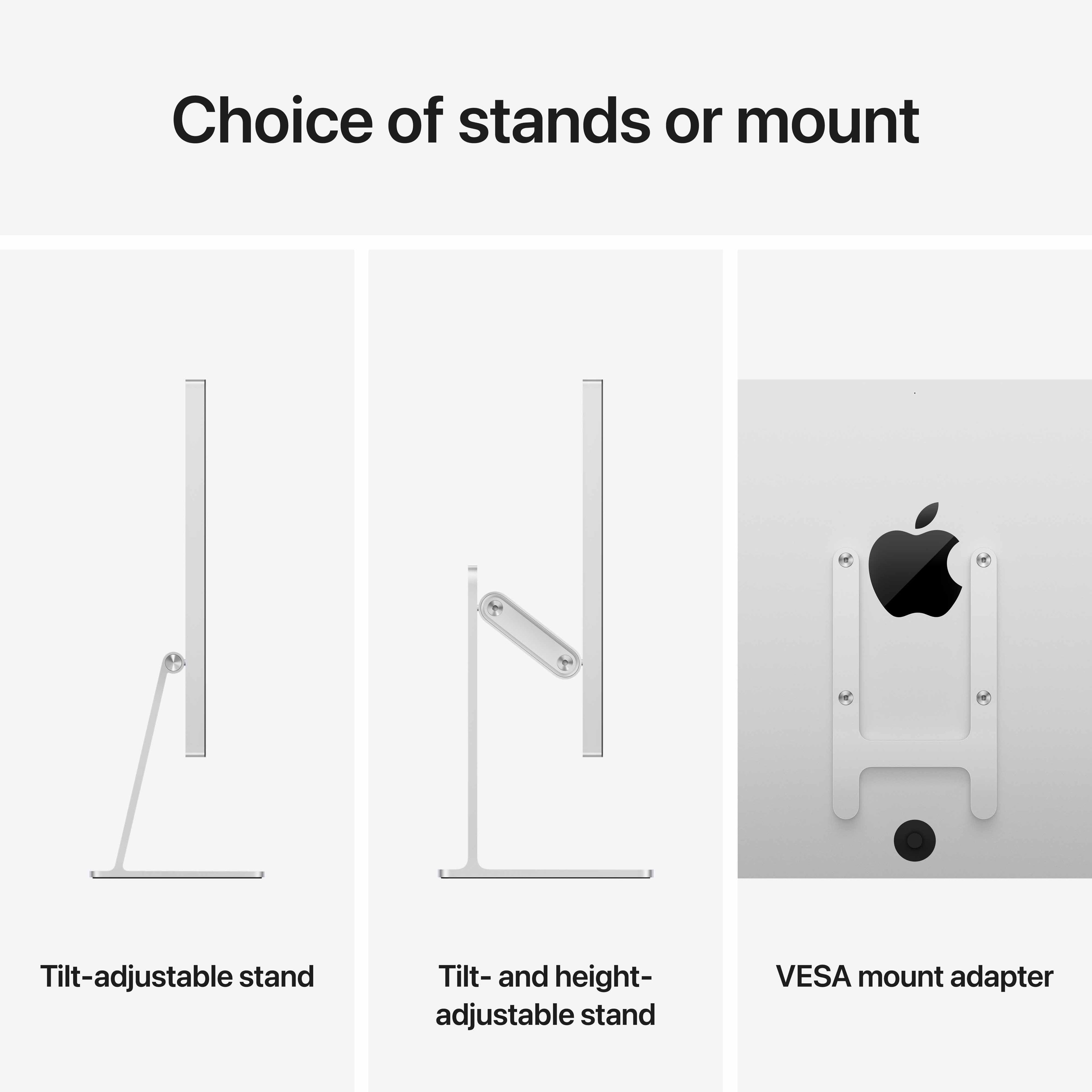 Studio Display - Standard glass - Tilt-adjustable stand