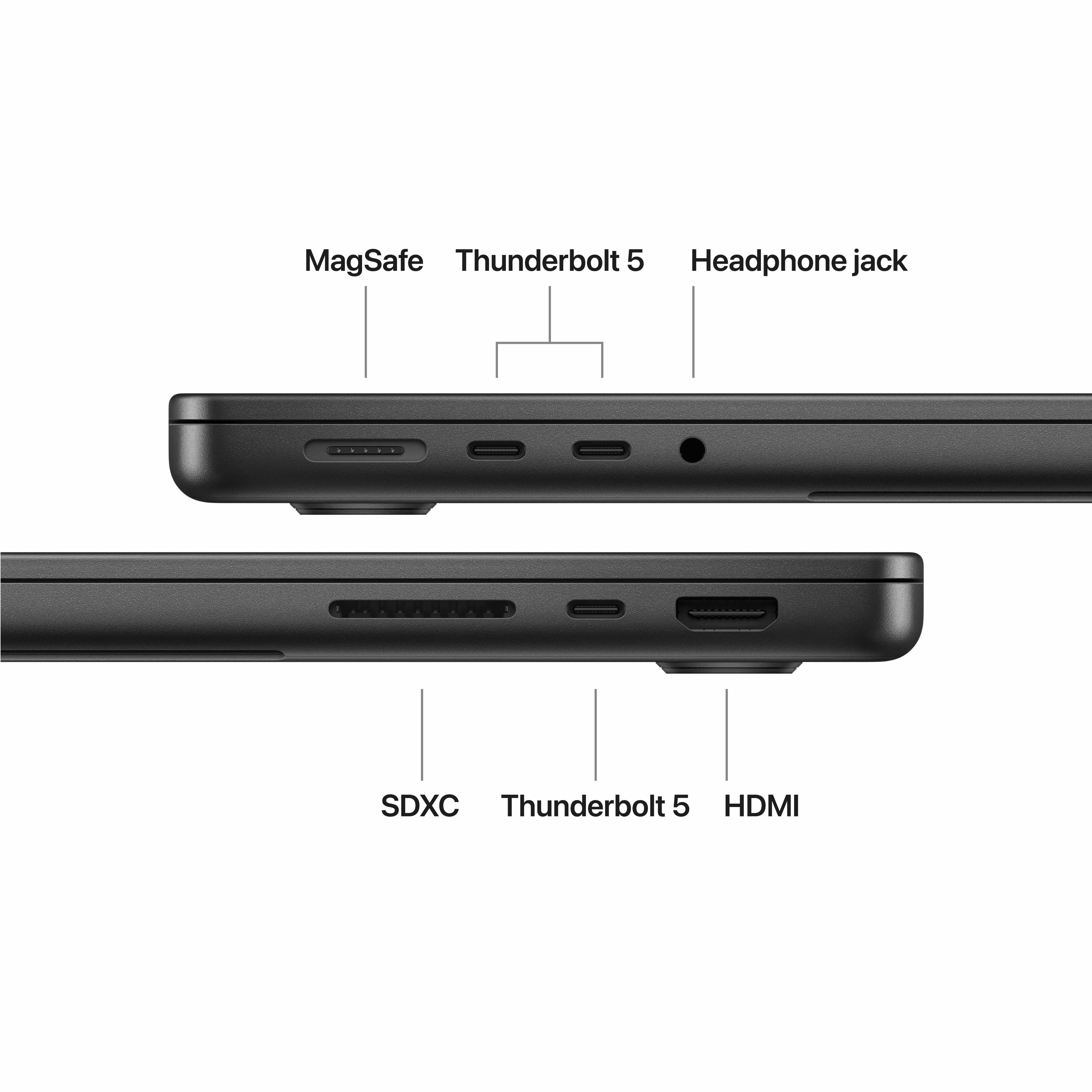 14-inch MacBook Pro: Apple M5 Max chip with 18-core CPU and 32-core GPU, 2TB SSD - Space Black