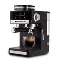 Regalia Espresso Machine & Coffee Grinder, 20-bar Pressure, Café-style Espresso, Hot & Cold Brew, 20 Grinding Options, 2-Yr Warranty