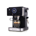 Rinaldi Espresso Coffee Machine | 20-bar Pressure | Digital Display | For Hot & Cold Espresso, Americano | Auto Cleaning | 2 Year Warranty