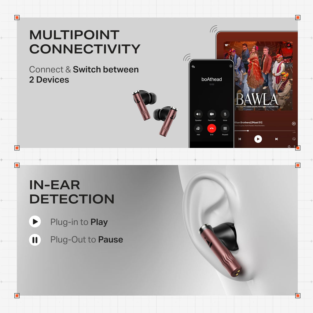 boAt Nirvana Zenith Pro | Wireless Earbuds with Spatial Audio, 80H Playback & 50dB Hybrid Adaptive ANC "Awarded Best TWS by Gadgets 360"
