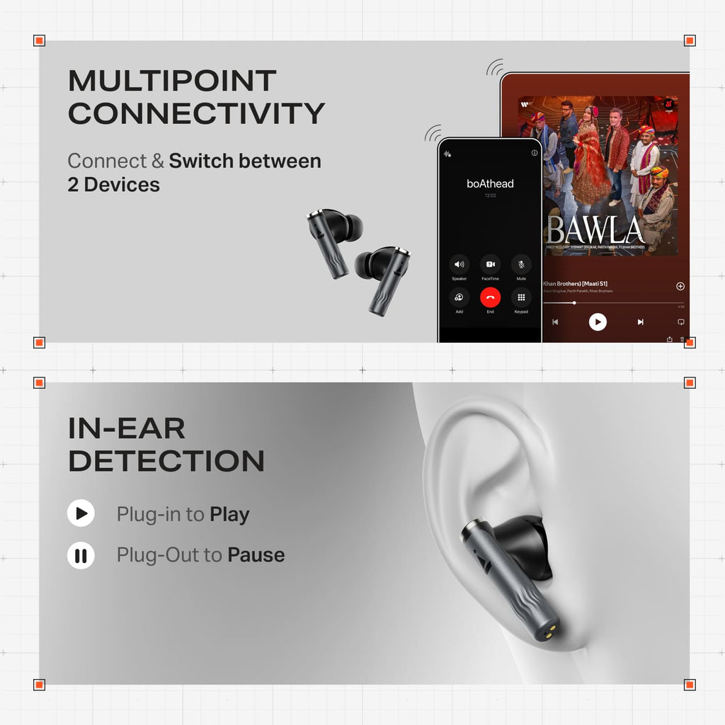 boAt Nirvana Zenith Pro | Wireless Earbuds with Spatial Audio, 80H Playback & 50dB Hybrid Adaptive ANC "Awarded Best TWS by Gadgets 360"