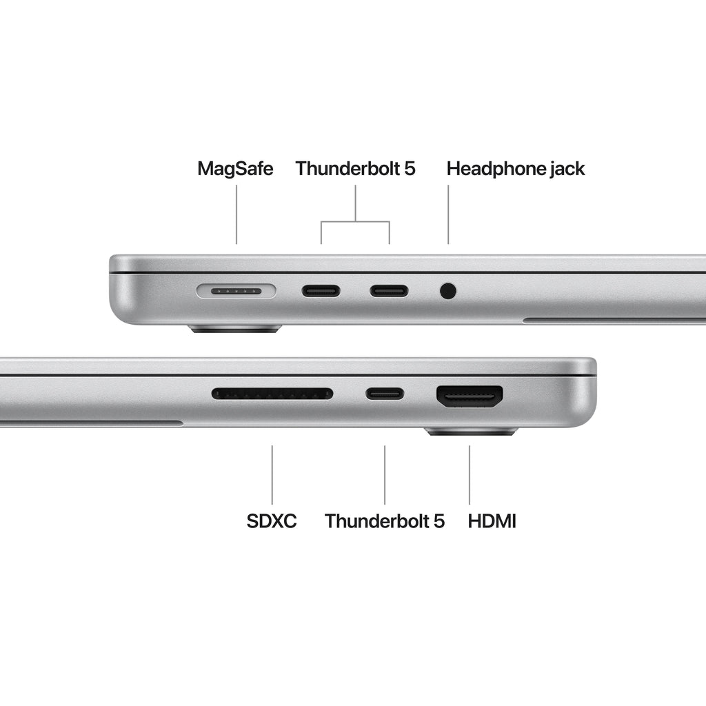 14-inch MacBook Pro: Apple M4 Max chip with 14‑core CPU and 32‑core GPU, 1TB SSD - Silver
