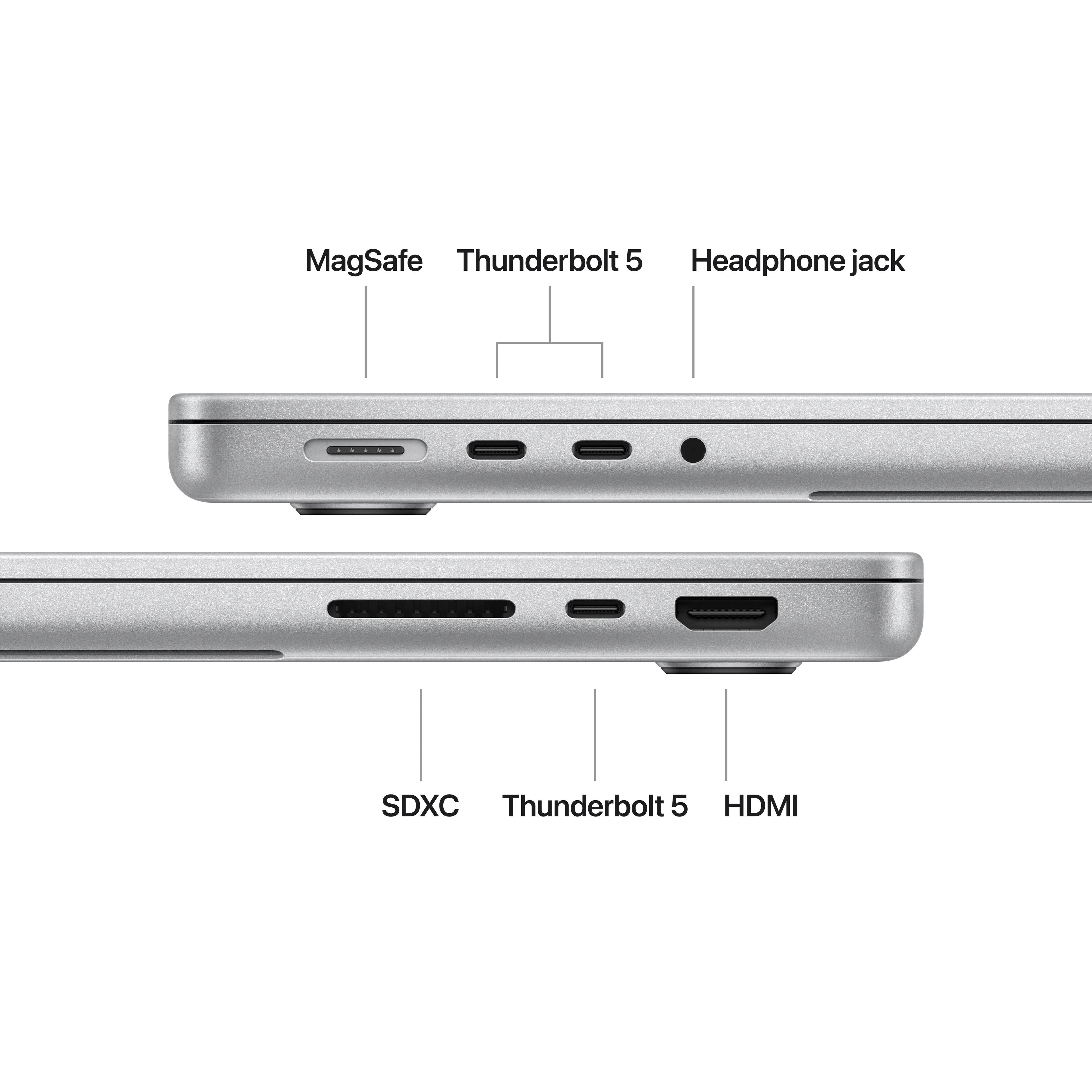 14-inch MacBook Pro: Apple M4 Max chip with 14‑core CPU and 32‑core GPU, 1TB SSD - Silver