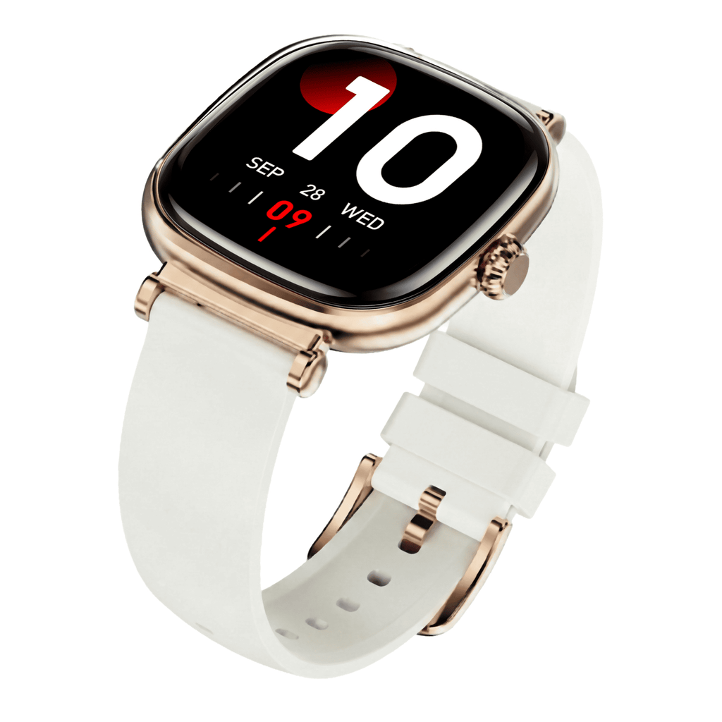 boAt Chrome Ivory | Smartwatch with 1.70" AMOLED Display, 1000 nits brightness & Female Wellness Tracking (Co-Designed with GIVA)