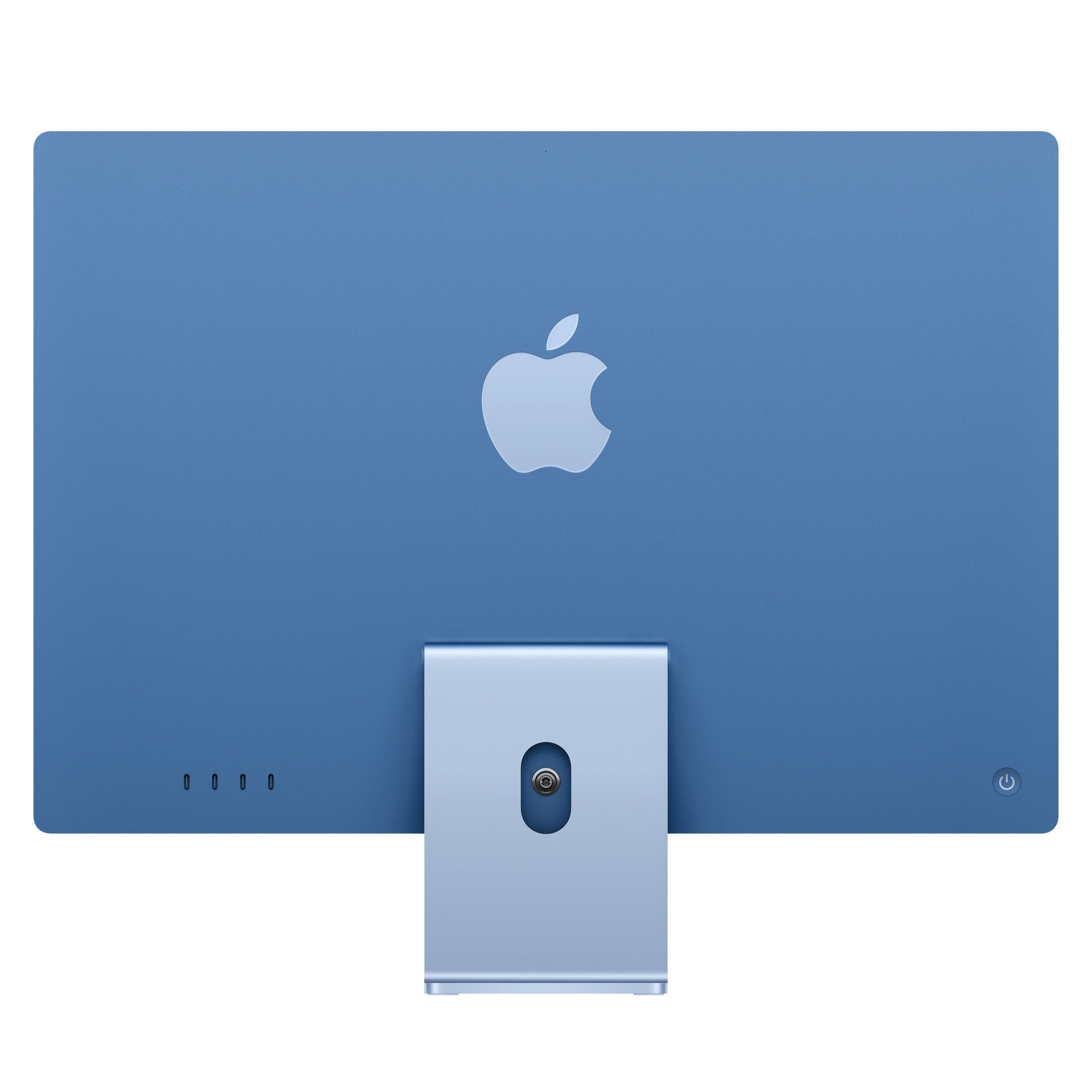 24-inch iMac with Retina 4.5K display: Apple M4 chip with 10-core CPU and 10-core GPU, 512GB SSD - Blue
