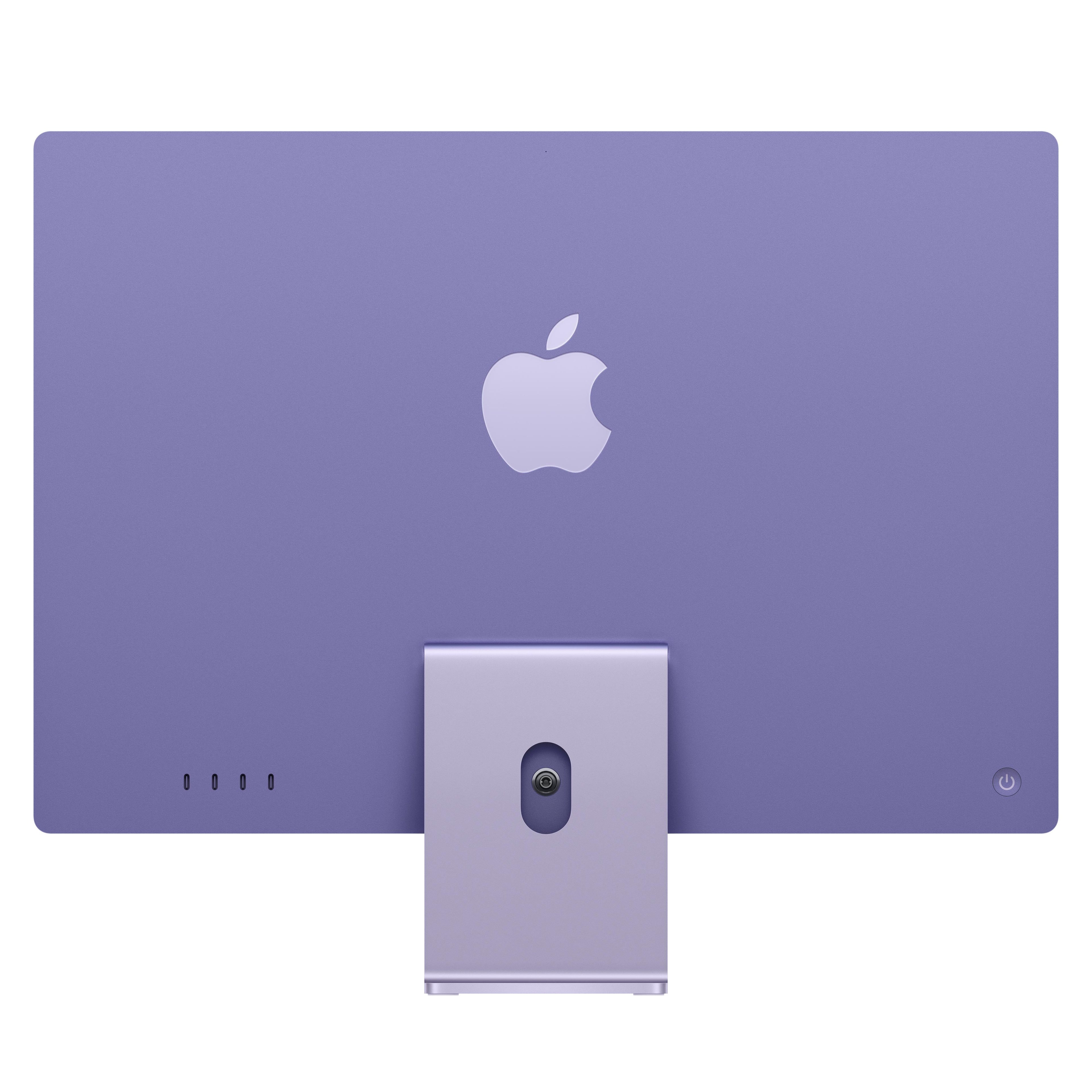 24-inch iMac with Retina 4.5K display: Apple M4 chip with 10-core CPU and 10-core GPU, 512GB SSD - Purple