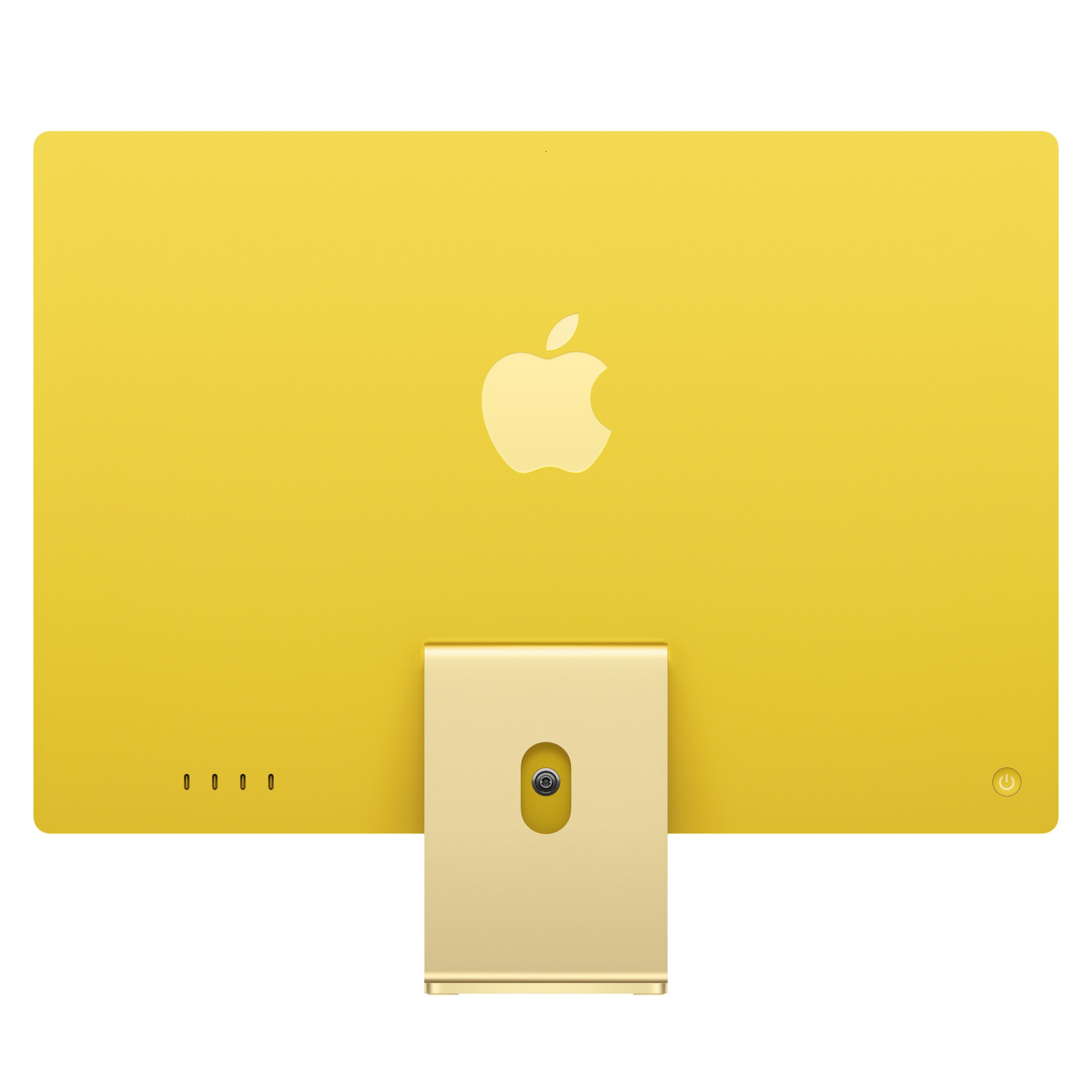 24-inch iMac with Retina 4.5K display: Apple M4 chip with 10-core CPU and 10-core GPU, 512GB SSD - Yellow