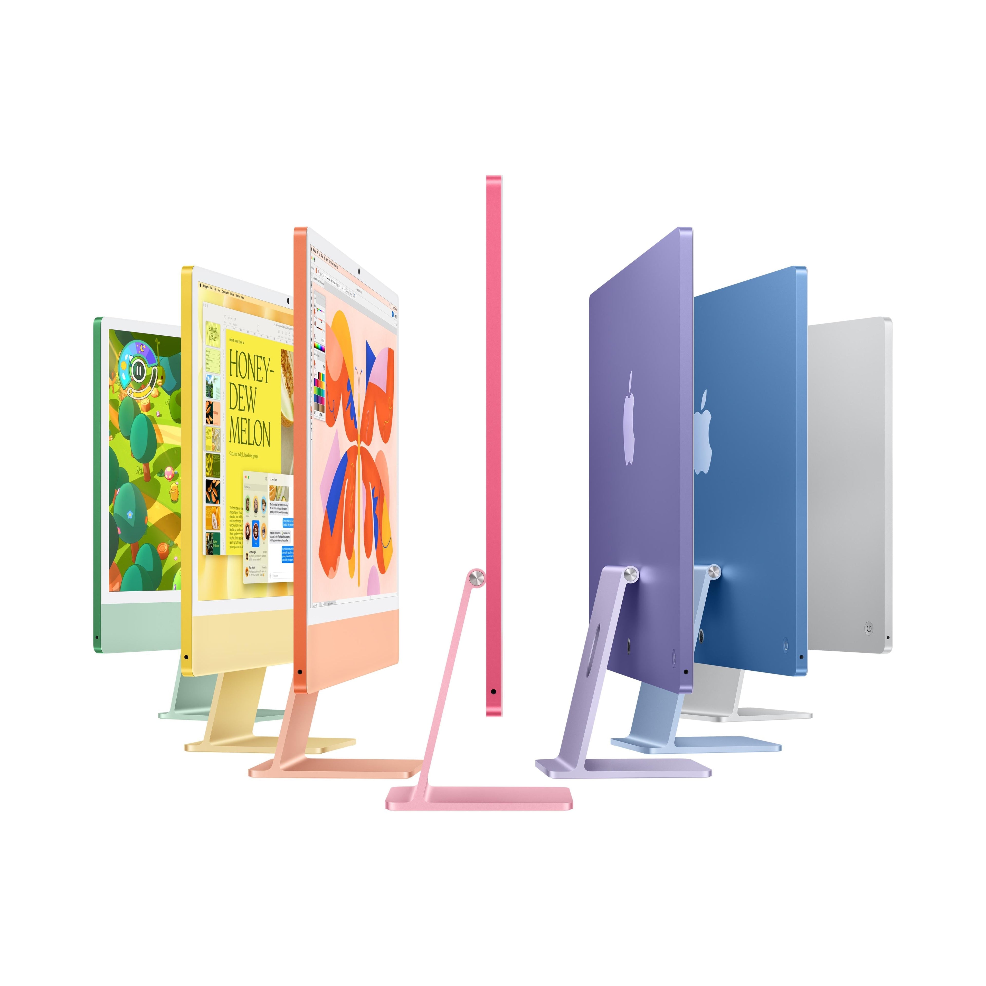 24-inch iMac with Retina 4.5K display: Apple M4 chip with 10-core CPU and 10-core GPU, 512GB SSD - Yellow