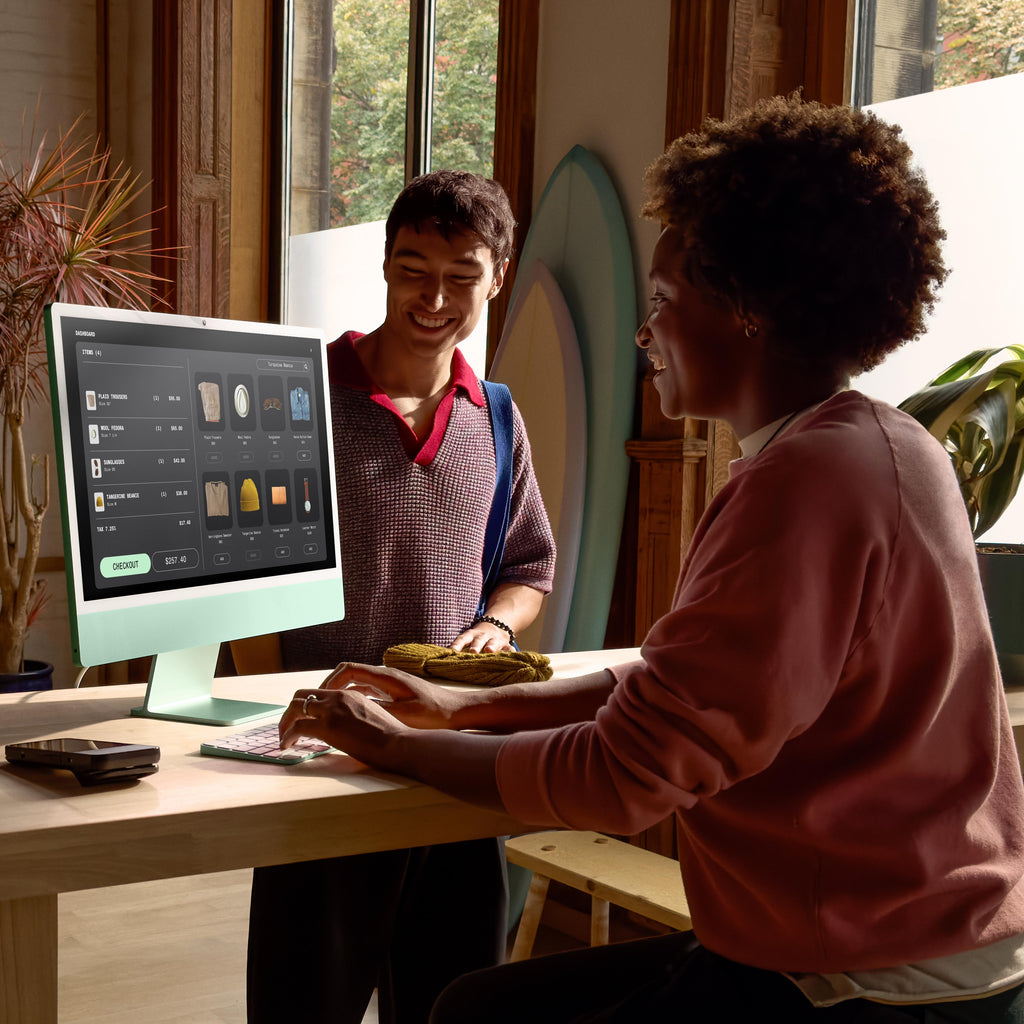 24-inch iMac with Retina 4.5K display: Apple M4 chip with 10-core CPU and 10-core GPU, 512GB SSD - Yellow